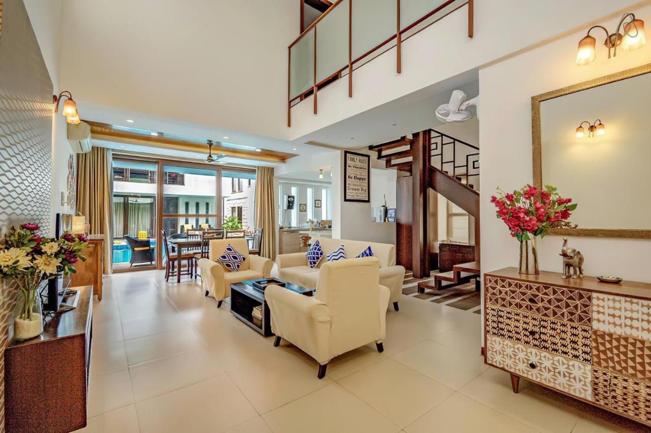 Ochre Villa- Luxury property in Assagaon / Vagator Esterno foto